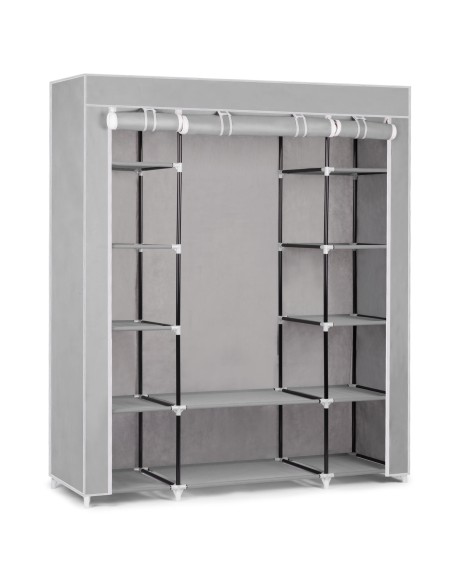 Massido didelė tekstilinė spinta - pilka Massido didelė tekstilinė spinta - pilka