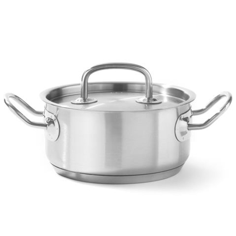 Kitchen Line žemas puodas su dangčiu 5 l sk. 240 x 115 h – Hendi 836026