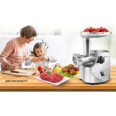 Profesionali elektrinė mėsmalė Berdsen 700 / 1800W