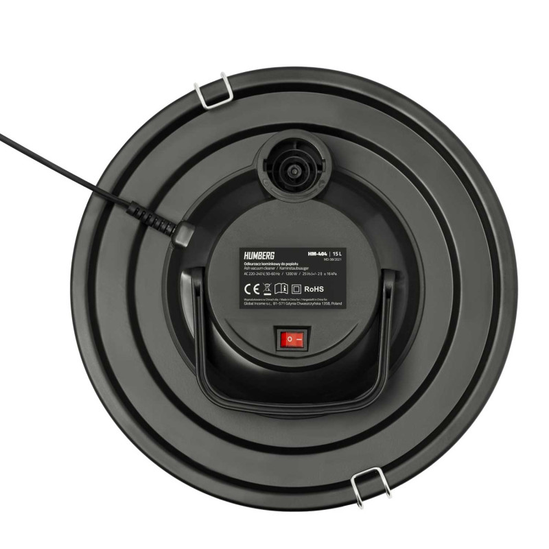 Židinio pelenų dulkių siurblys 15L 1200W HM-404