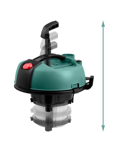 Pramoninis dulkių siurblys 20L 1200W HM-400 Pramoninis dulkių siurblys 20L 1200W HM-400