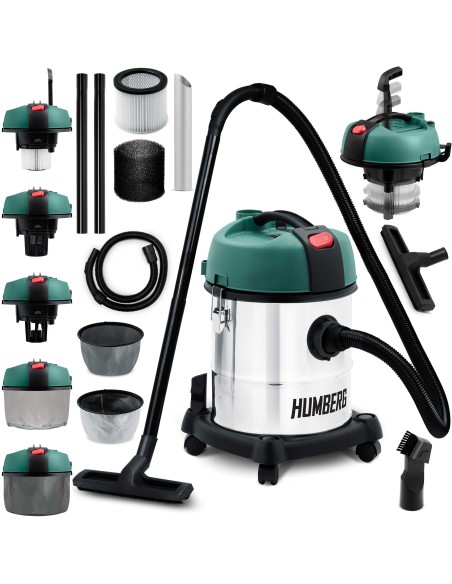 Pramoninis dulkių siurblys 20L 1200W HM-400 Pramoninis dulkių siurblys 20L 1200W HM-400