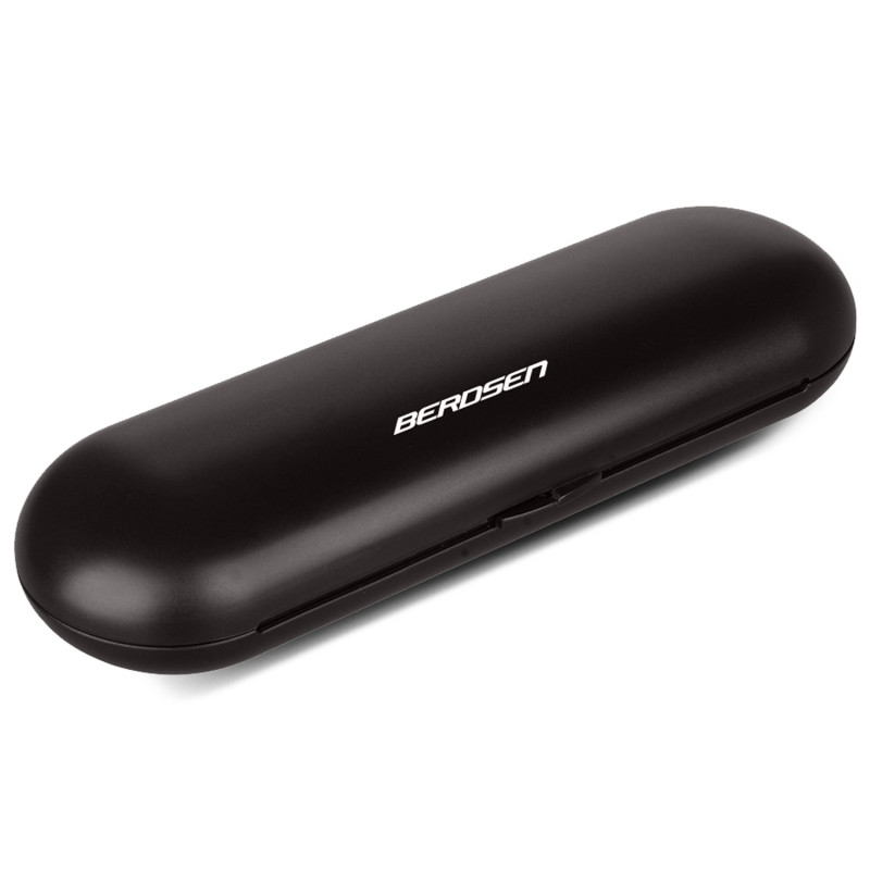 Kelioninis dėklas Berdsen Sonica B3 ir B4 šepečiams, juodas