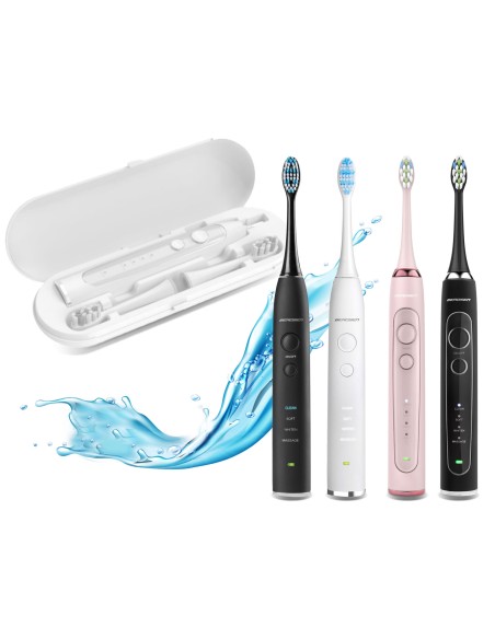 Kelioninis dėklas Berdsen Sonica B3 ir B4 šepečiams, juodas