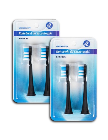 Antgaliai B5 sonic dantų šepetėliui Berdsen 4 vnt.