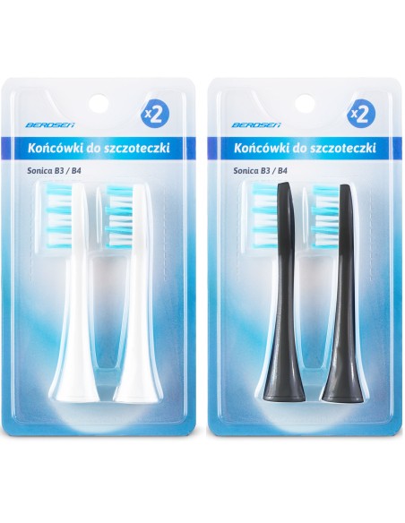Antgaliai Berdsen B3/B4 sonic dantų šepetėliui - 4 vnt.