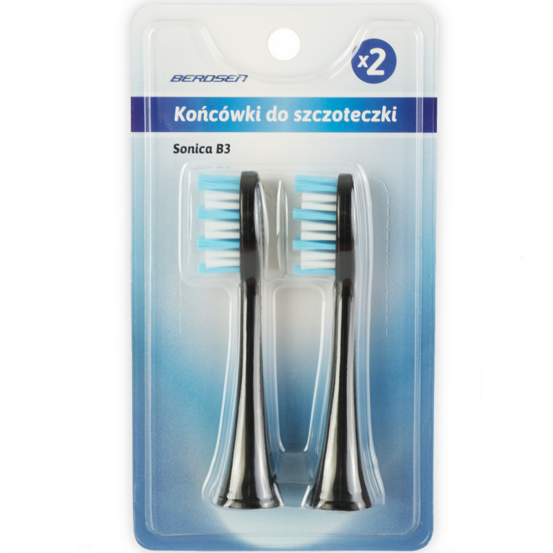 Antgaliai Berdsen B3 sonic dantų šepetėliui 2 vnt.