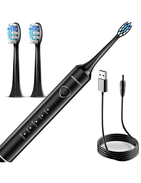 Sonica B5 sonic juodas dantų šepetėlis