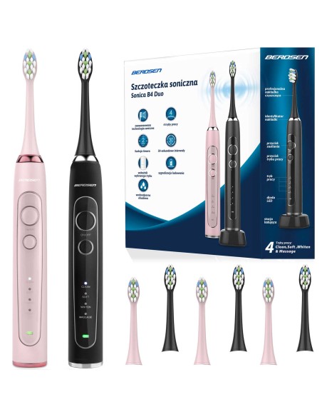 Sonic dantų šepetėlių rinkinys iš 2 Sonica B4 Duo