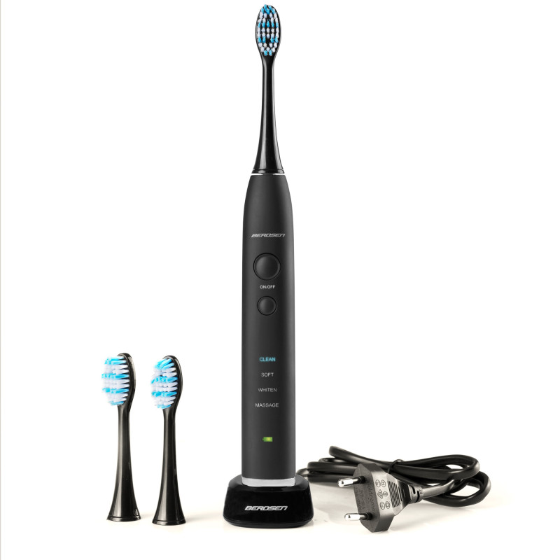 Sonica B3 sonic juodas dantų šepetėlis