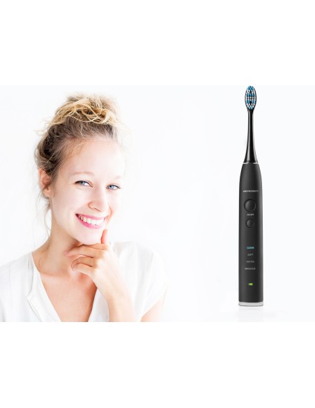 Sonica B3 sonic juodas dantų šepetėlis