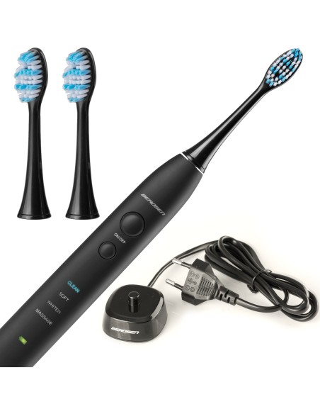 Sonica B3 sonic juodas dantų šepetėlis