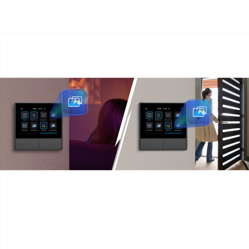Daugiafunkcis valdymo centras WiFi Bluetooth sieninis jungiklis NSPanel