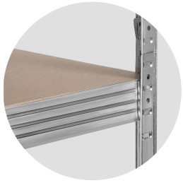 Metalinė laikymo lentyna 205 x 120 x 45 Humberg 4850