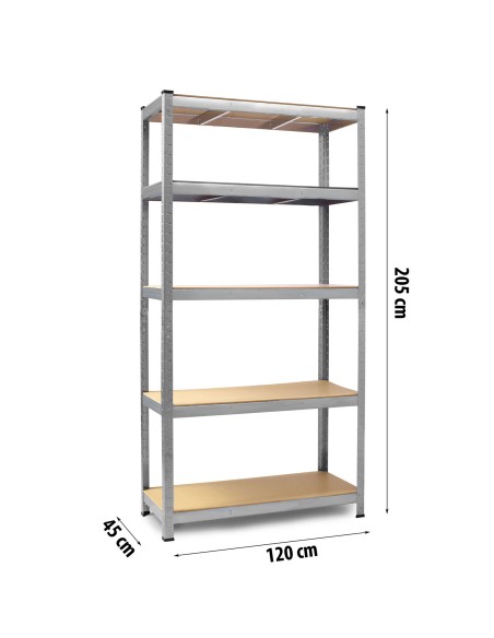 Metalinė laikymo lentyna 205 x 120 x 45 Humberg 4850 Metalinė laikymo lentyna 205 x 120 x 45 Humberg 4850