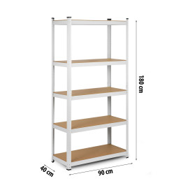 Metalinė laikymo lentyna 180 x 90 x 40 Humberg 4847