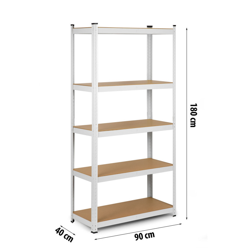 Metalinė laikymo lentyna 180 x 90 x 40 Humberg 4847