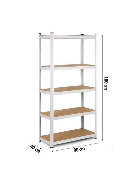Metalinė laikymo lentyna 180 x 90 x 40 Humberg 4847 Metalinė laikymo lentyna 180 x 90 x 40 Humberg 4847