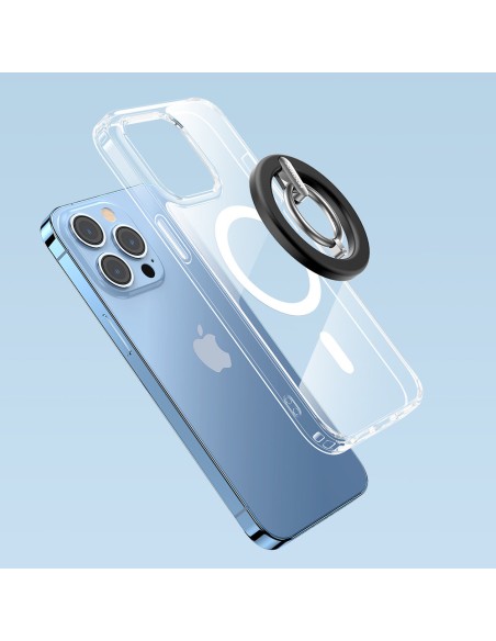 Automobilinis laikiklis yra magnetinis telefono žiedo stovas juodas Automobilinis laikiklis yra magnetinis telefono žiedo stovas juodas