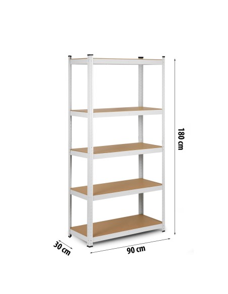 Metalinė laikymo lentyna 180 x 90 x 30 Humberg 4844 Metalinė laikymo lentyna 180 x 90 x 30 Humberg 4844