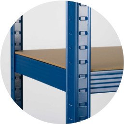Metalinė laikymo lentyna 150 x 75 x 30 Humberg 4842
