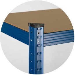 Metalinė laikymo lentyna 150 x 75 x 30 Humberg 4842