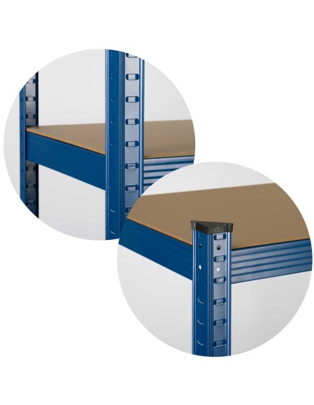 Metalinė laikymo lentyna 150 x 75 x 30 Humberg 4842 Metalinė laikymo lentyna 150 x 75 x 30 Humberg 4842