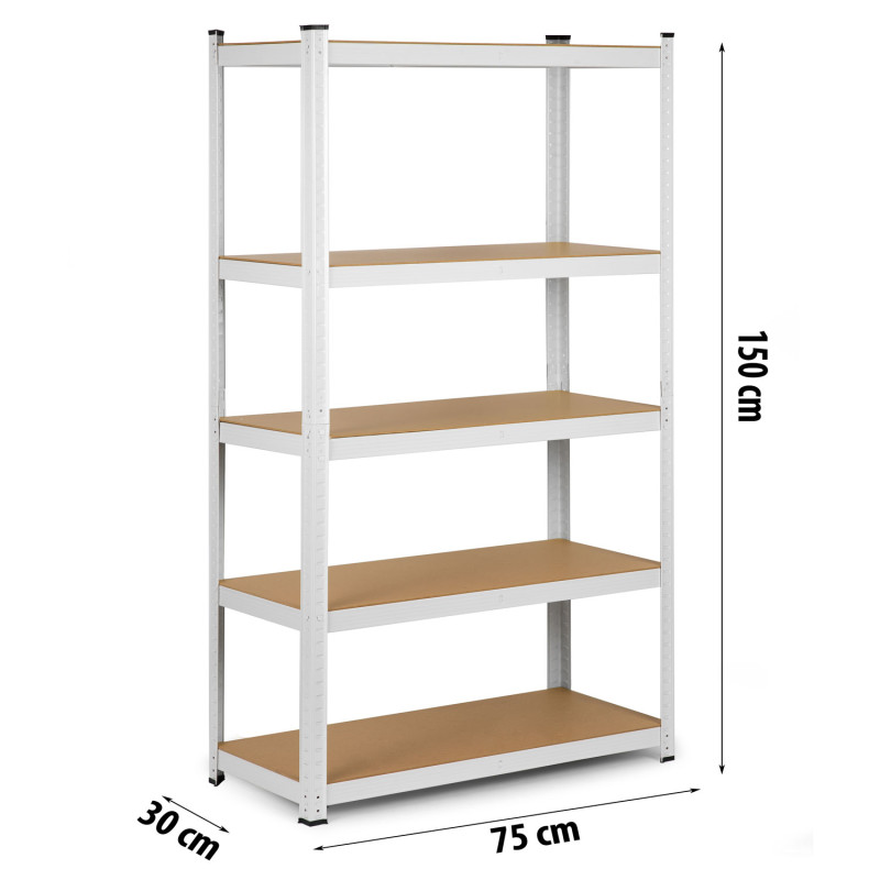 Metalinė laikymo lentyna 150 x 75 x 30 Humberg 4841