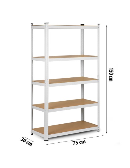Metalinė laikymo lentyna 150 x 75 x 30 Humberg 4841 Metalinė laikymo lentyna 150 x 75 x 30 Humberg 4841
