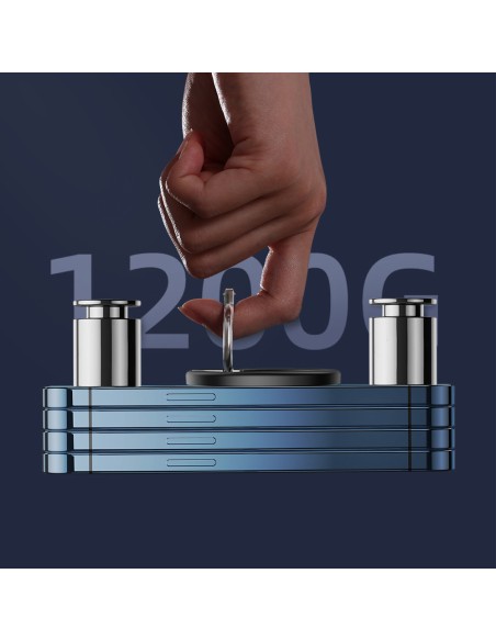 Automobilinis laikiklis yra magnetinis telefono žiedo stovas juodas Automobilinis laikiklis yra magnetinis telefono žiedo stovas juodas