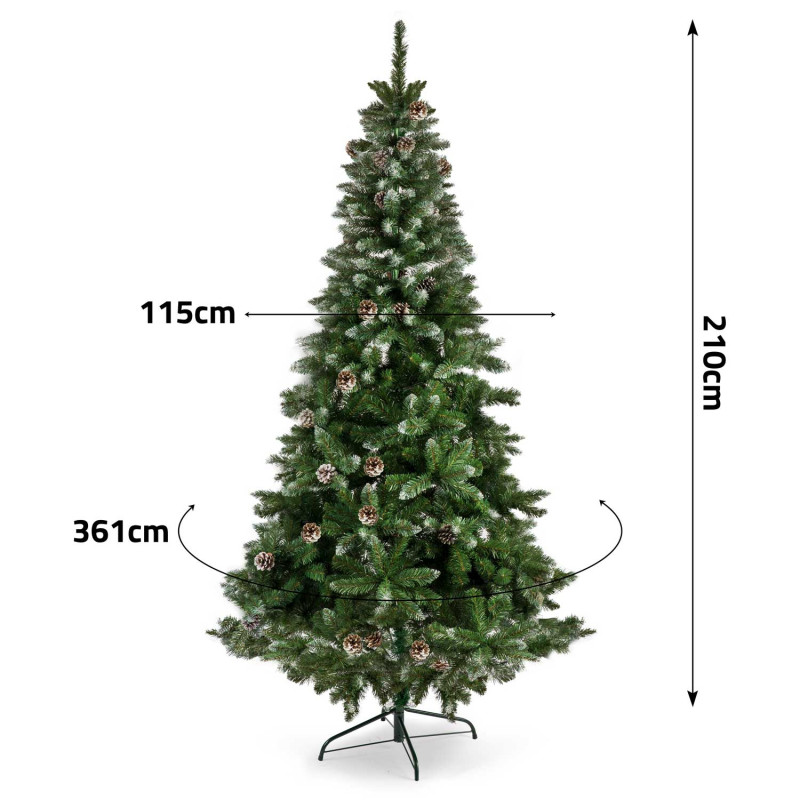 Dirbtinė eglutė ant stovo Diamond Pine 210 cm