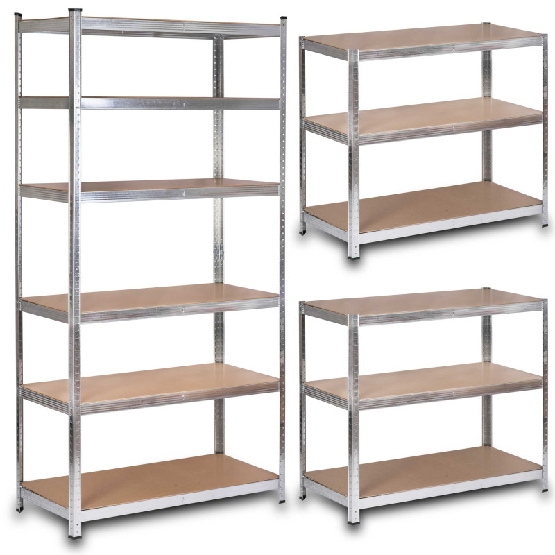 Metalinė laikymo lentyna 222 x 110 x 50 cm Humberg HR-815