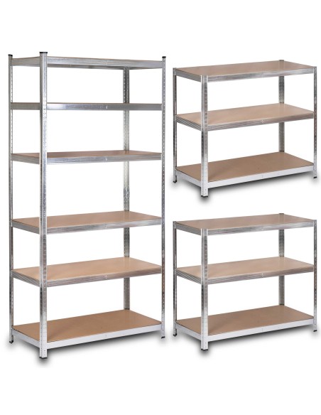 Metalinė laikymo lentyna 222 x 110 x 50 cm Humberg HR-815 Metalinė laikymo lentyna 222 x 110 x 50 cm Humberg HR-815