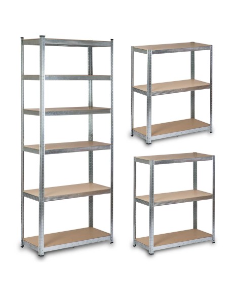 Metalinė laikymo lentyna 222 x 90 x 40 cm Humberg HR-814 Metalinė laikymo lentyna 222 x 90 x 40 cm Humberg HR-814