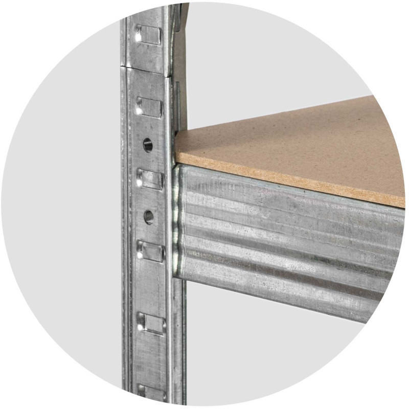 Metalinė laikymo lentyna 180 x 90 x 40 cm Humberg HR-812