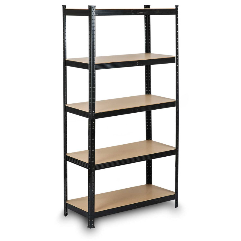 Metalinė laikymo lentyna 150 x 75 x 30 cm Humberg HR-811 juoda