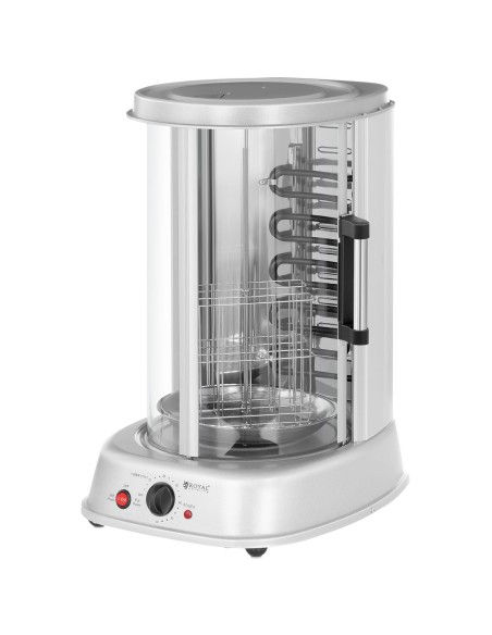 MINI grilis kebabas grilis giroskopas žuvis daržovių vertikalus 4in1 1800W Royal Catering RCGV-1800 MINI grilis kebabas grilis giroskopas žuvis daržovių vertikalus 4in1 1800W Royal Catering RCGV-1800