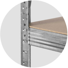 Metalinė laikymo lentyna 180 x 90 x 40 Plonos 470200