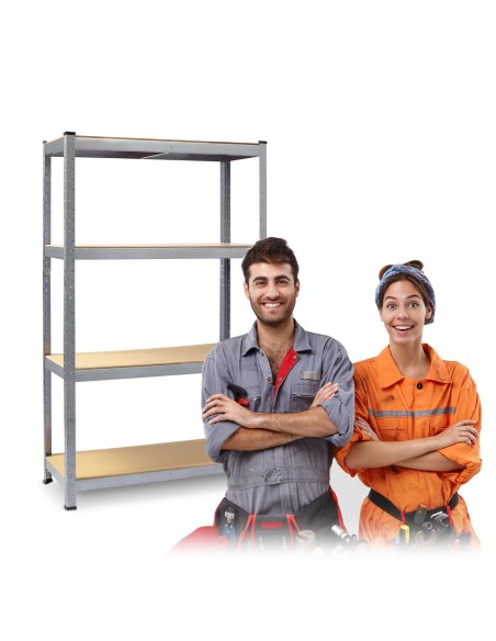Metalinė laikymo lentyna 180 x 90 x 40 Plonos 470200 Metalinė laikymo lentyna 180 x 90 x 40 Plonos 470200