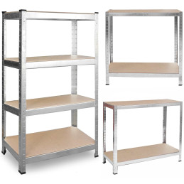 Metalinė laikymo lentyna 180 x 90 x 40 Plonos 470200