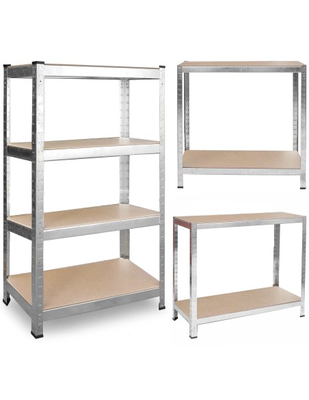 Metalinė laikymo lentyna 180 x 90 x 40 Plonos 470200 Metalinė laikymo lentyna 180 x 90 x 40 Plonos 470200