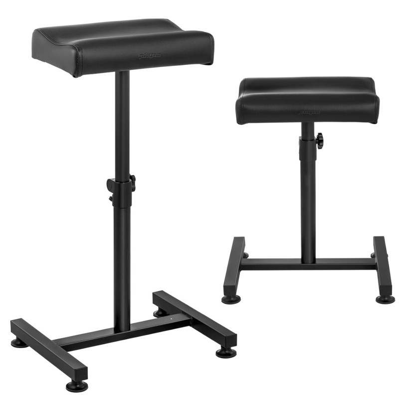 Kosmetinė kėdutė pedikiūrui reguliuojamo aukščio iki 75 cm iki 80 kg - juoda