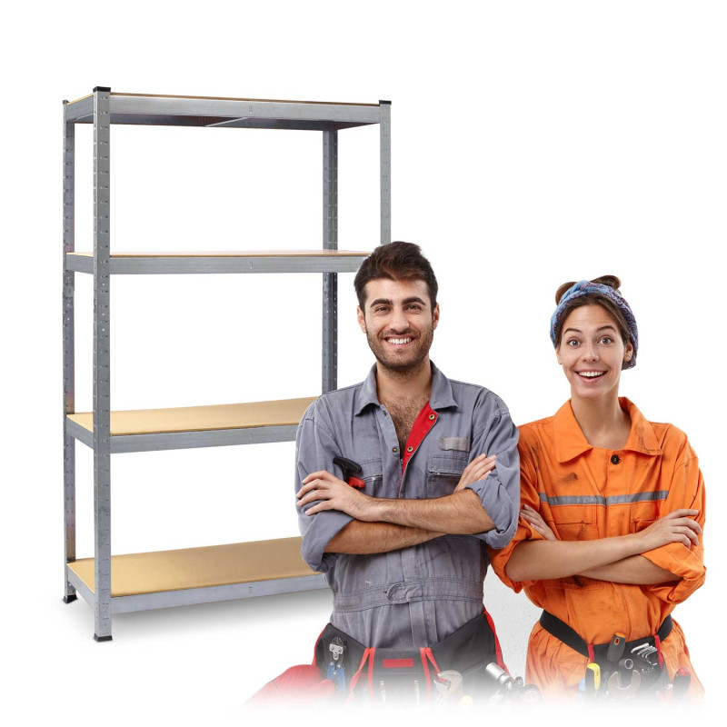 Metalinė laikymo lentyna 150 x 75 x 30 Plonos 470000