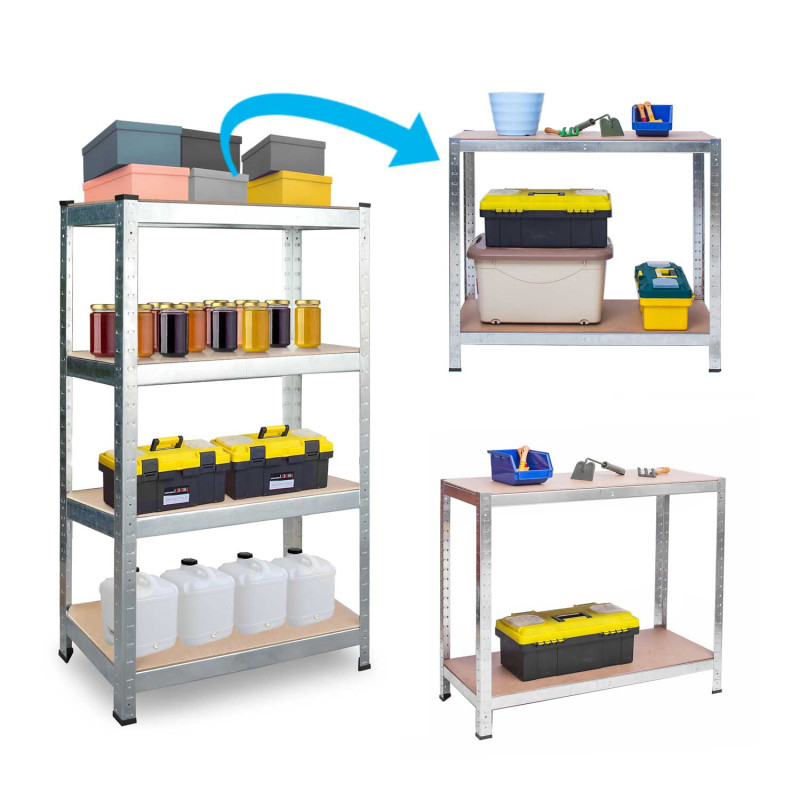 Metalinė laikymo lentyna 150 x 75 x 30 Plonos 470000