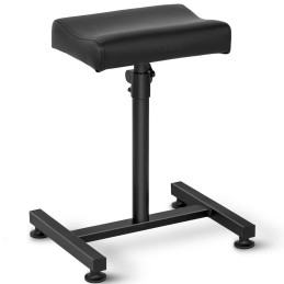 Kosmetinė kėdutė pedikiūrui reguliuojamo aukščio iki 75 cm iki 80 kg - juoda