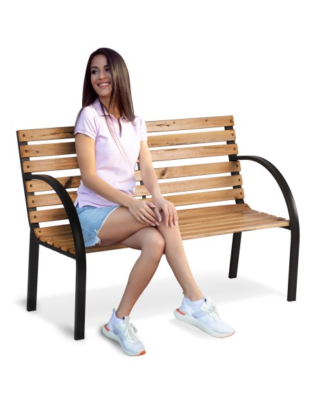 Parko suolas su atlošu 117,5 x 83 x 57 cm Luca Sofotel Parko suolas su atlošu 117,5 x 83 x 57 cm Luca Sofotel