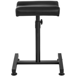 Kosmetinė kėdutė pedikiūrui reguliuojamo aukščio iki 75 cm iki 80 kg - juoda