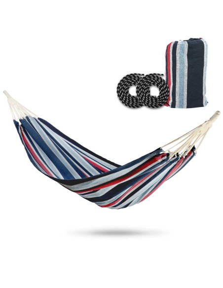 Sodo hamakas Malaga Vienvietis mėlynos ir raudonos spalvos Sofotel