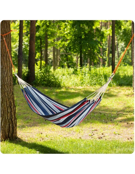 Sodo hamakas Malaga Vienvietis mėlynos ir raudonos spalvos Sofotel