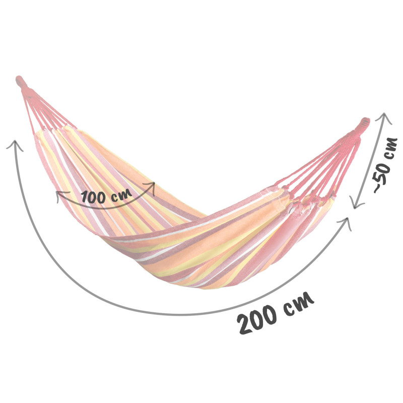 Sodo hamakas Malaga Single red So fotelis